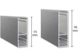 Guía de aluminio UPS
